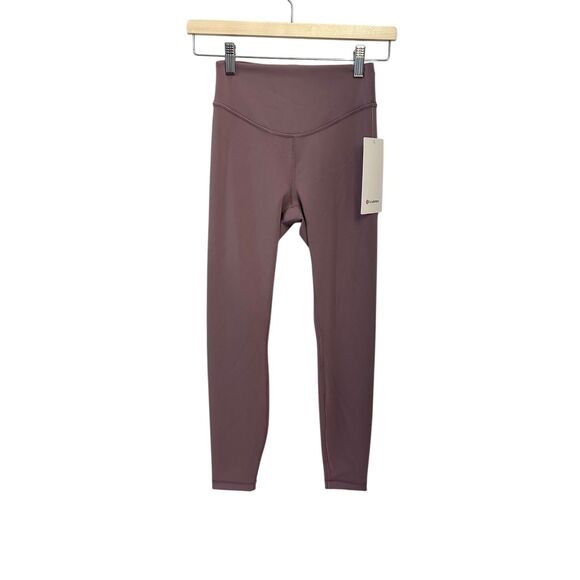 Lululemon Wunder Under SmoothCover High-Rise Tight 25" lavander lux Size 4 NWT - Picture 1 of 6